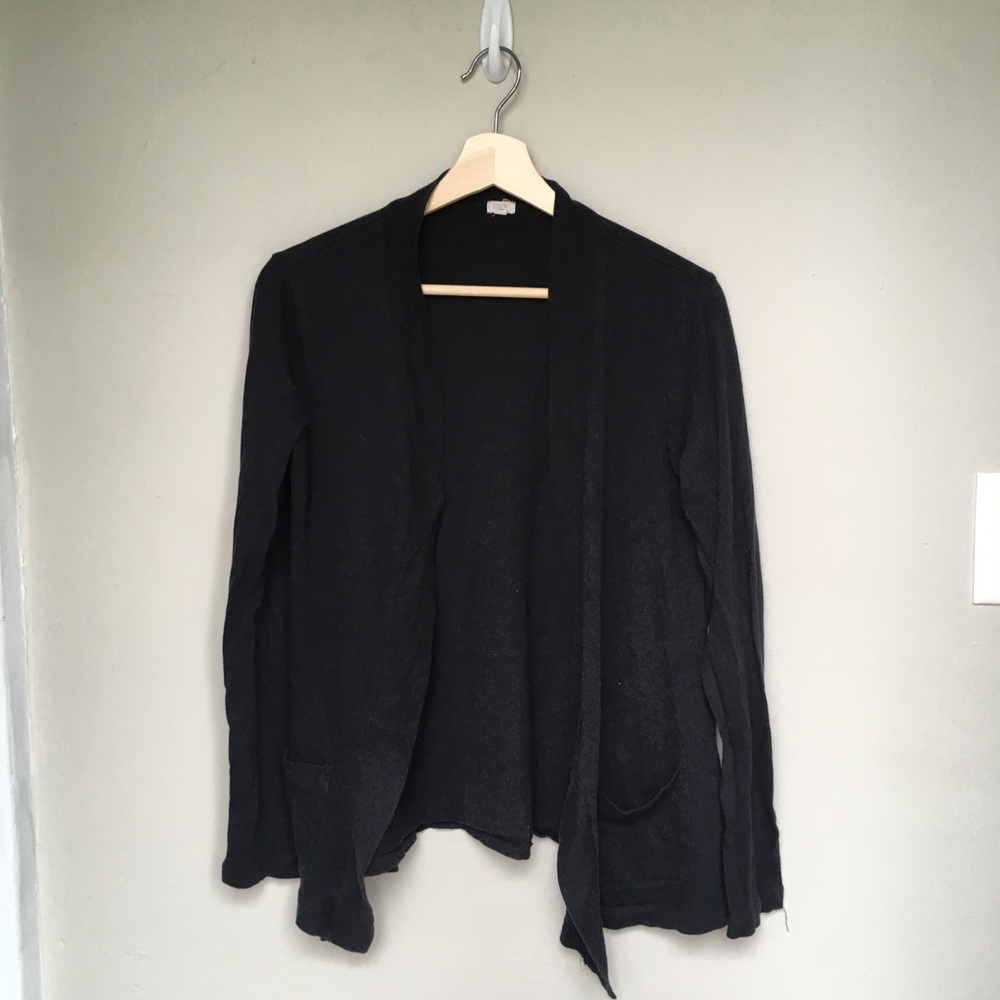 J. Crew ~ black lightweight cardigan